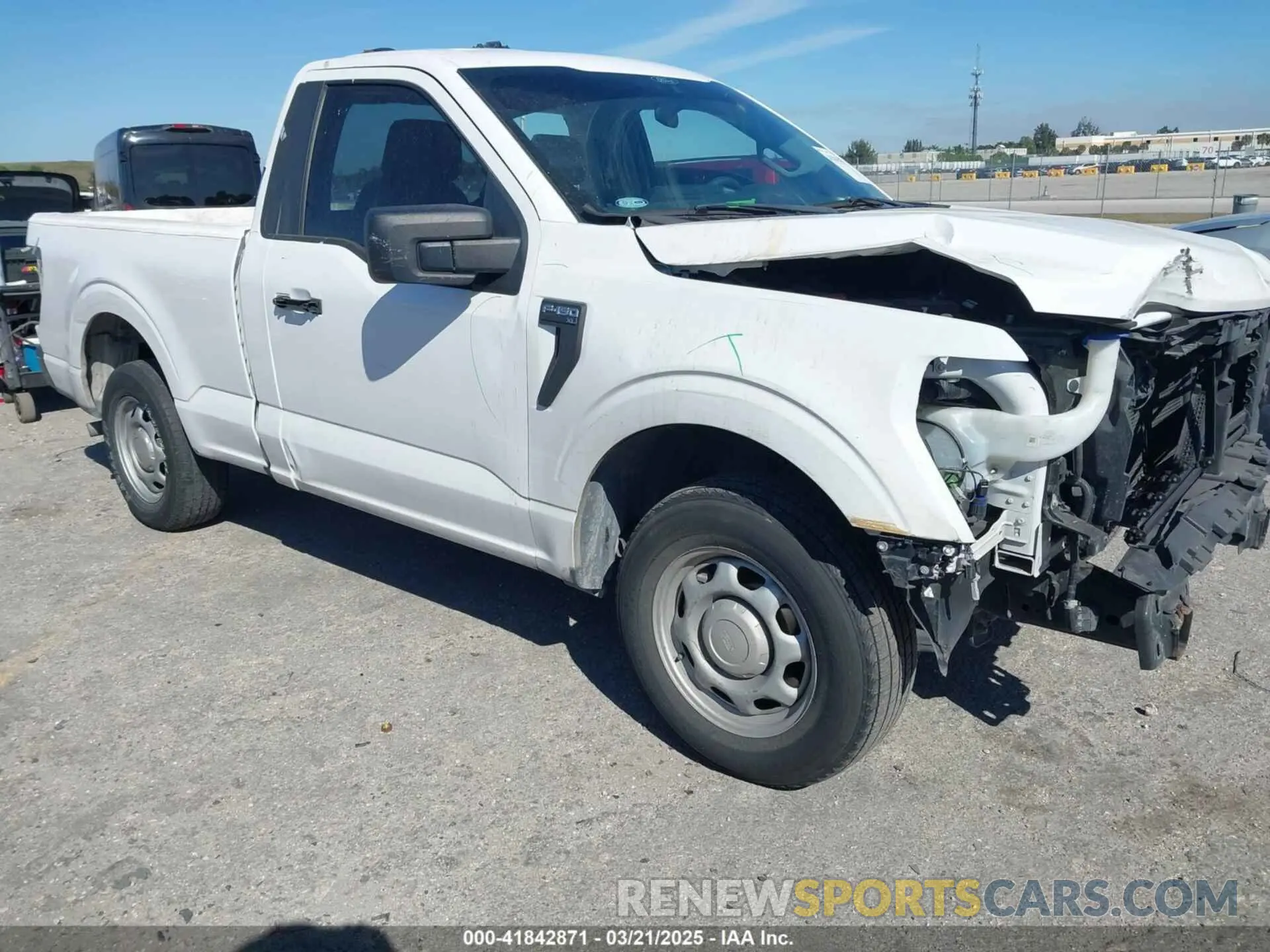 1 Photograph of a damaged car 1FTMF1CBXMKE33693 FORD F-150 2021
