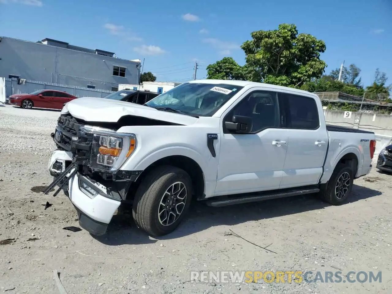 1 Photograph of a damaged car 1FTEW1C57NFC08091 FORD F-150 2022