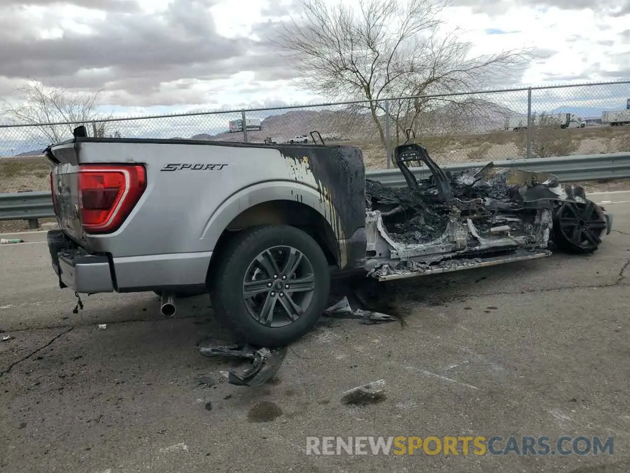 3 Photograph of a damaged car 1FTEW1C85NKF22467 FORD F-150 2022