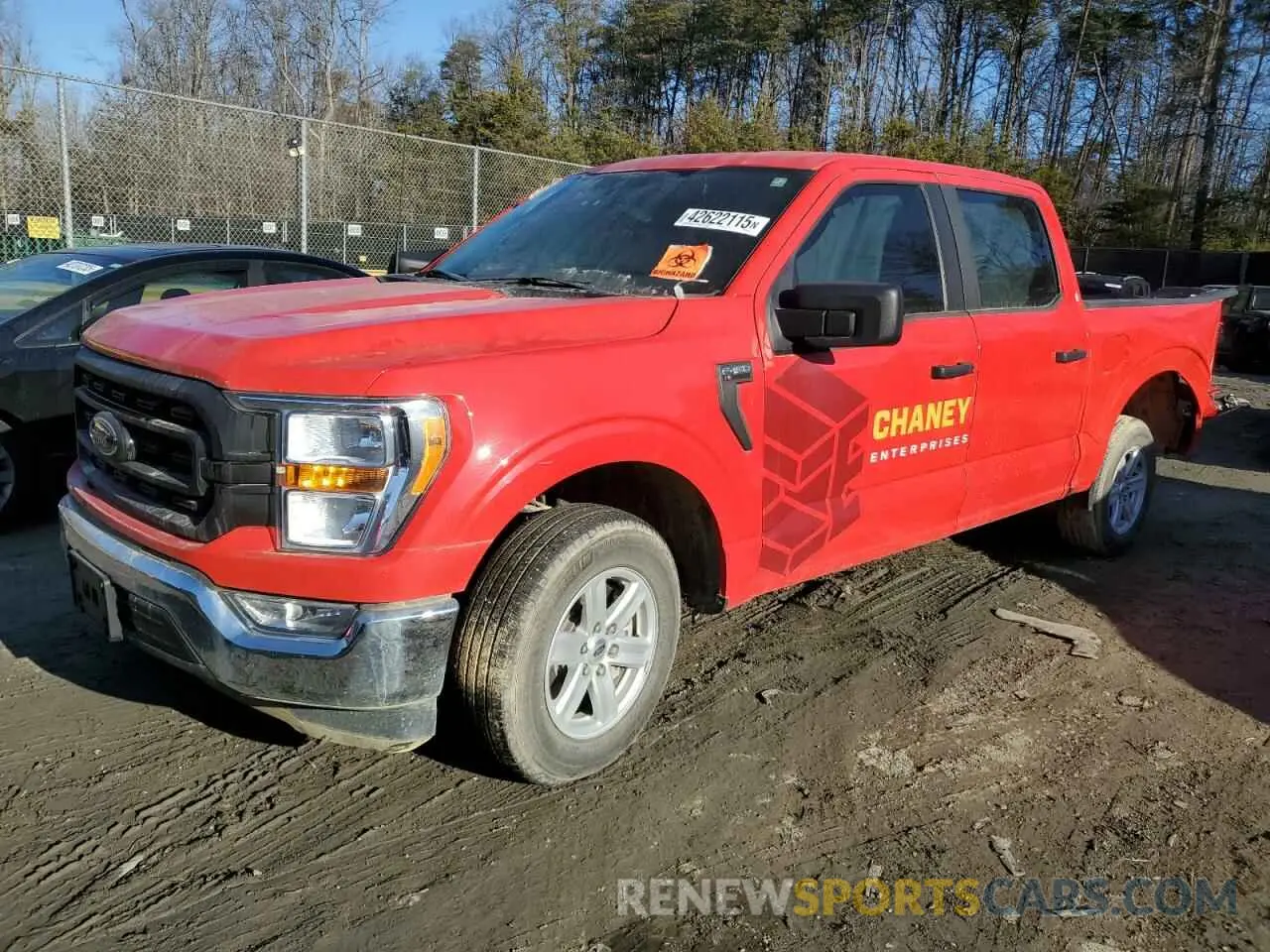 1 Photograph of a damaged car 1FTEW1CB8NKD18631 FORD F-150 2022