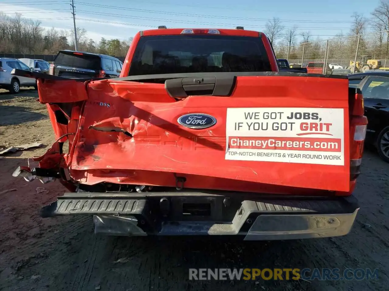6 Photograph of a damaged car 1FTEW1CB8NKD18631 FORD F-150 2022