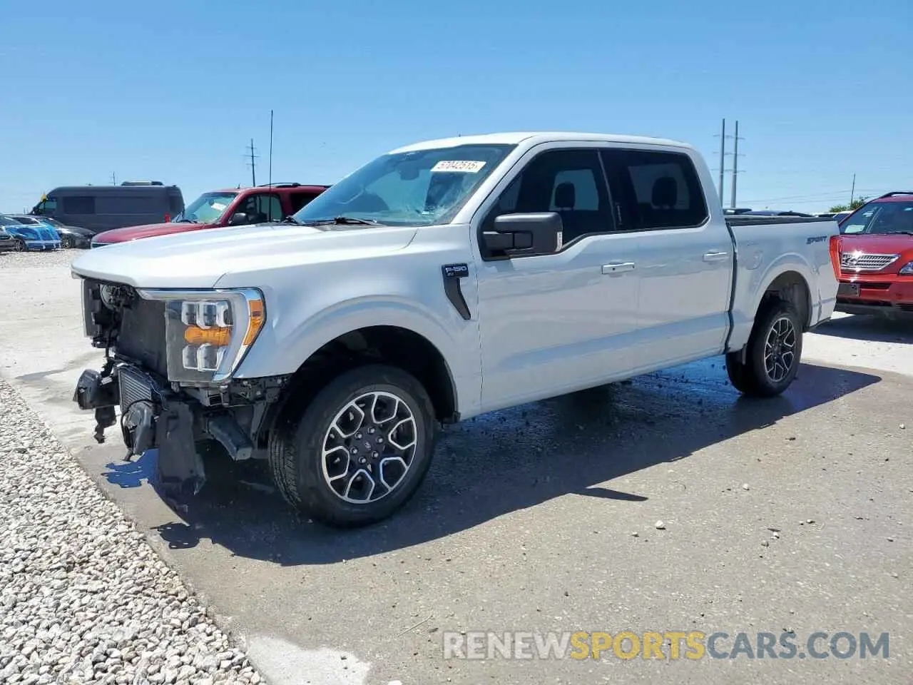 1 Photograph of a damaged car 1FTEW1CP0NKD20739 FORD F-150 2022