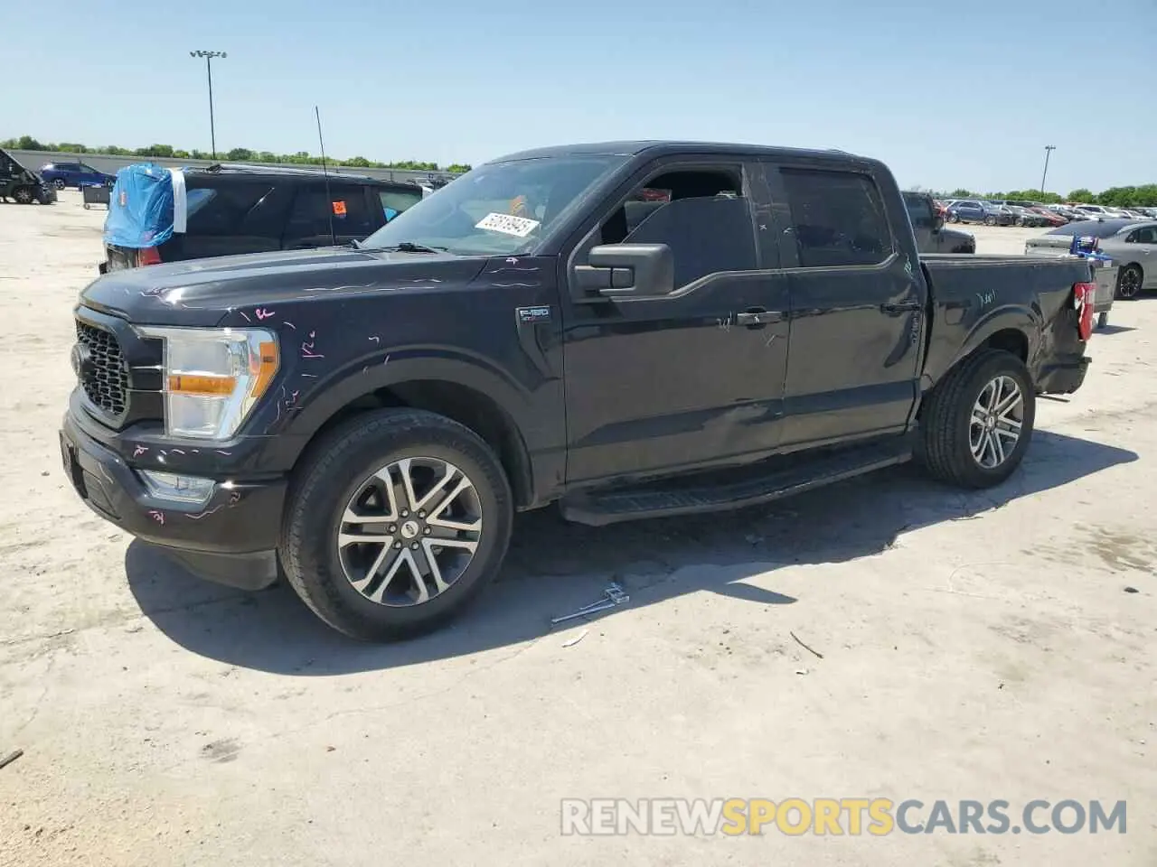 1 Photograph of a damaged car 1FTEW1CP5NKD37004 FORD F-150 2022