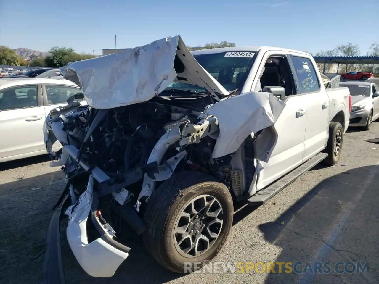 1 Photograph of a damaged car 1FTEW1CP5NKE53223 FORD F-150 2022