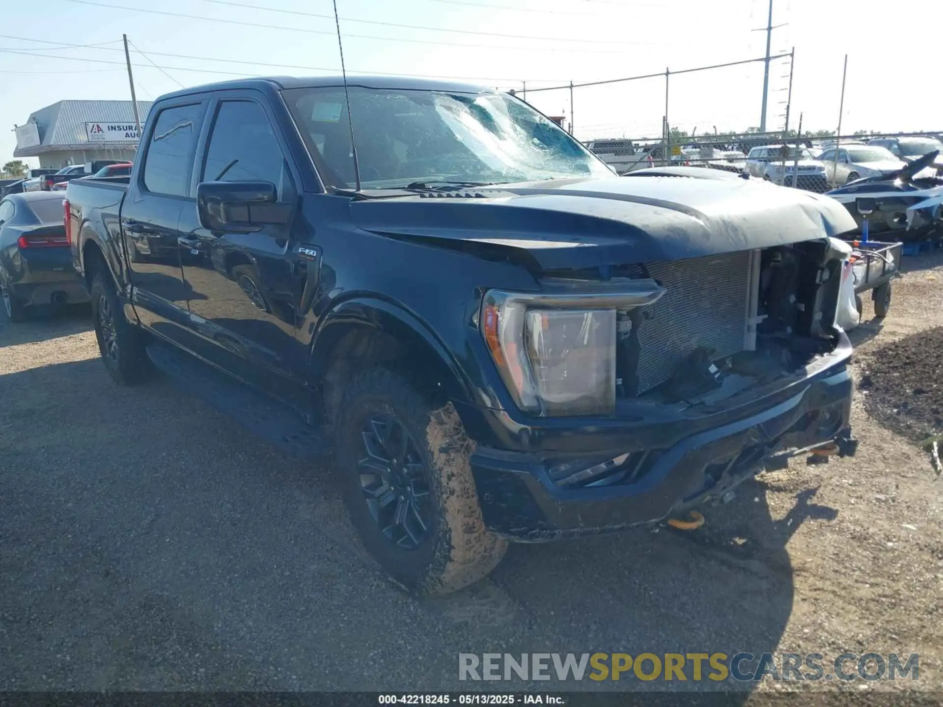 1 Photograph of a damaged car 1FTEW1E83NFC03994 FORD F-150 2022