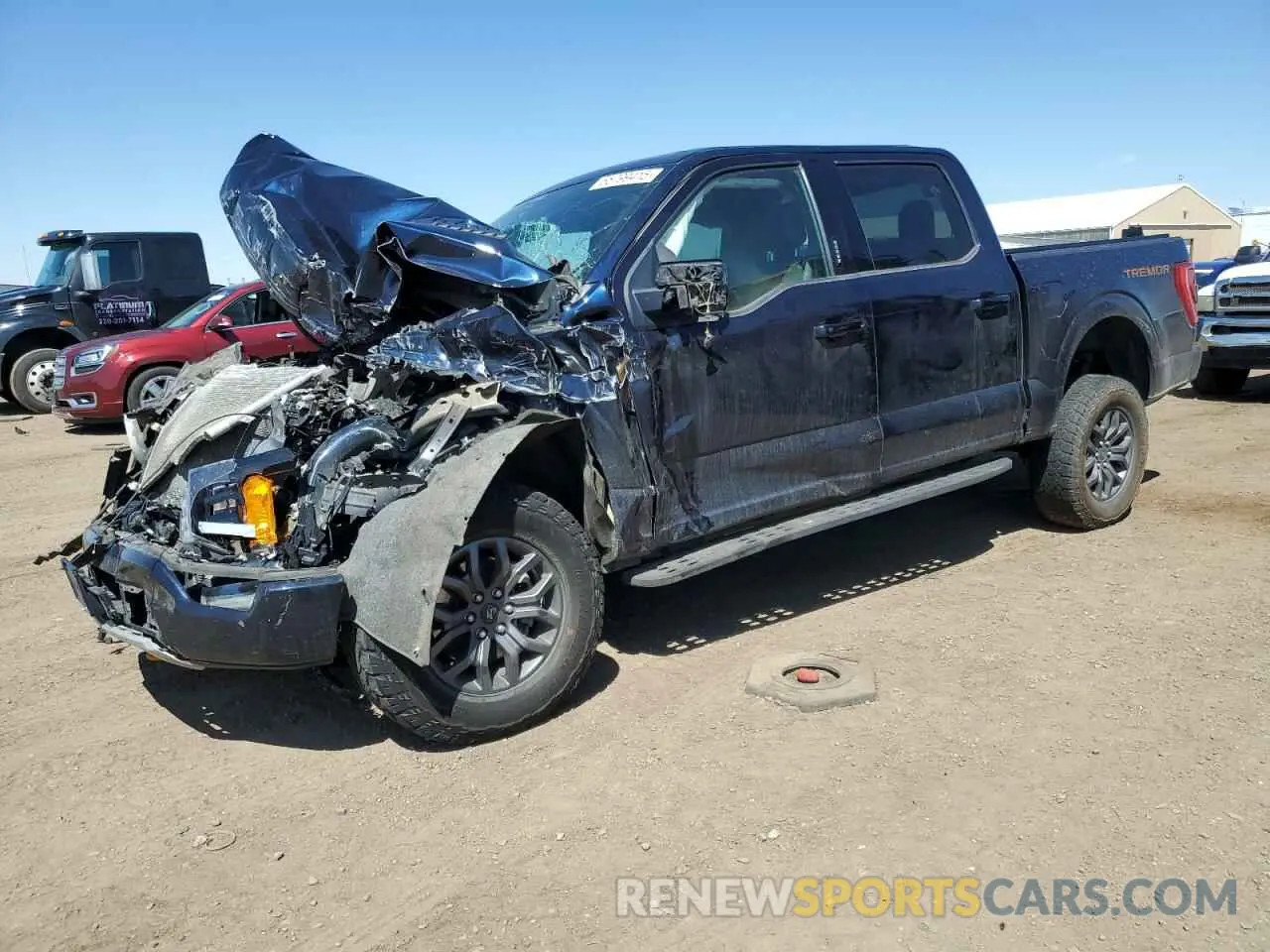 1 Photograph of a damaged car 1FTEW1E84NFB93069 FORD F-150 2022