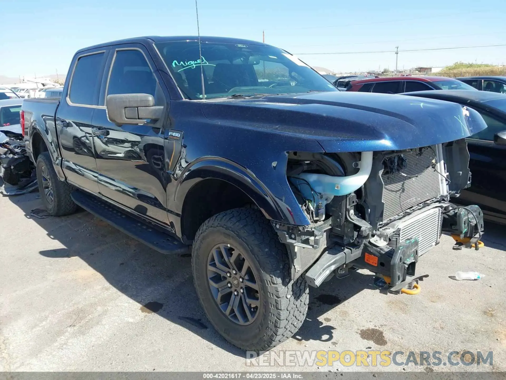 1 Photograph of a damaged car 1FTEW1E86NFB93235 FORD F-150 2022