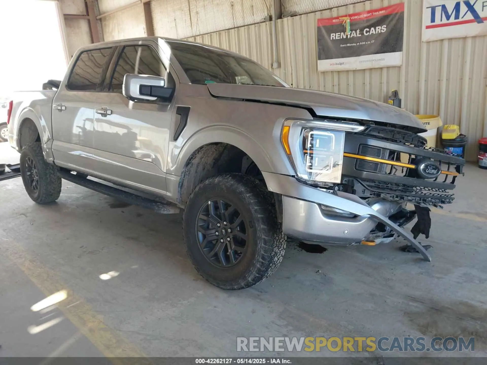 1 Photograph of a damaged car 1FTEW1E87NFC14464 FORD F-150 2022