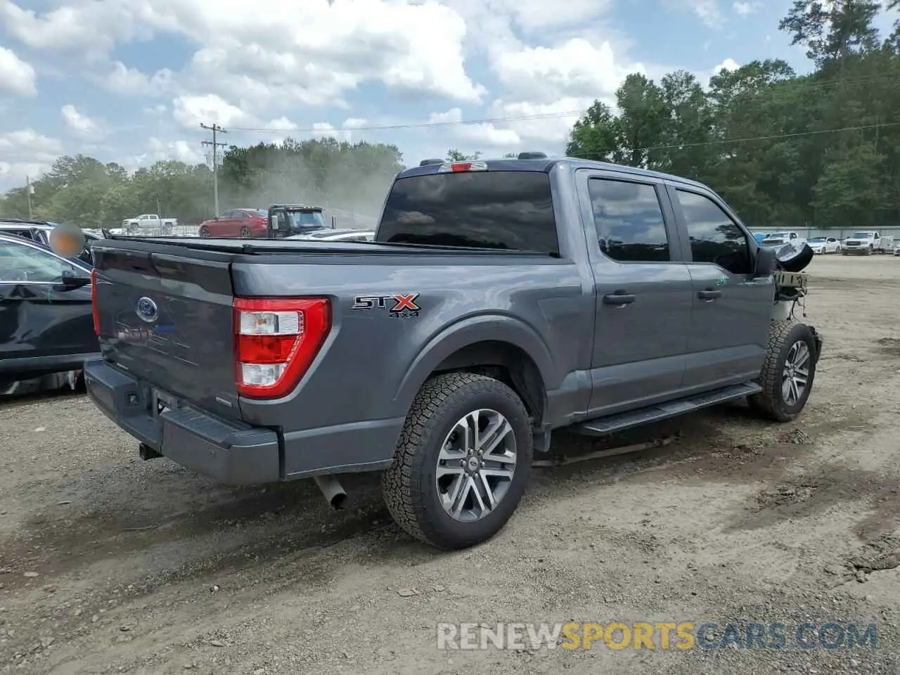 3 Photograph of a damaged car 1FTEW1EP7NFA44775 FORD F-150 2022
