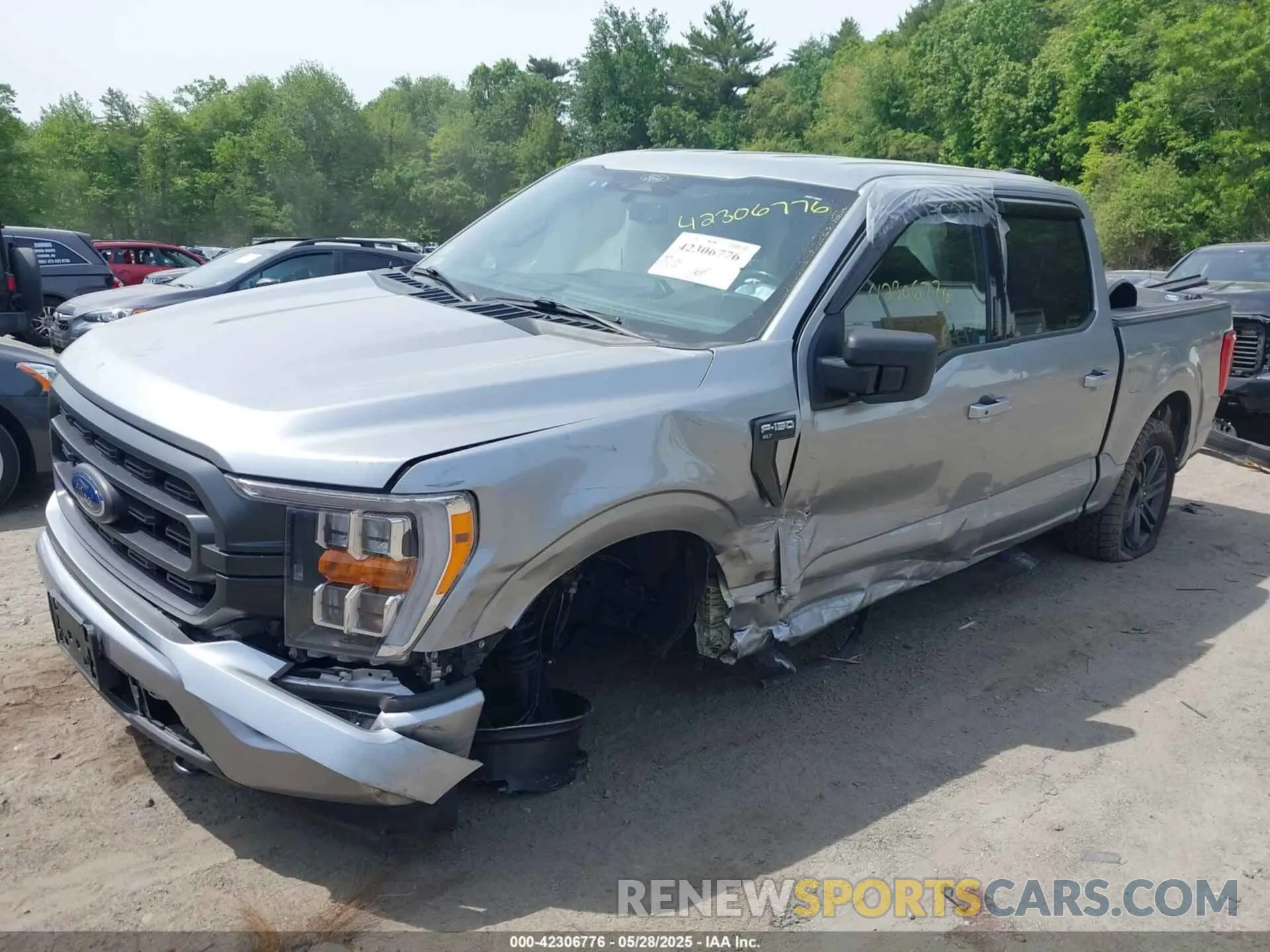 2 Photograph of a damaged car 1FTEW1EP7NKD66288 FORD F-150 2022
