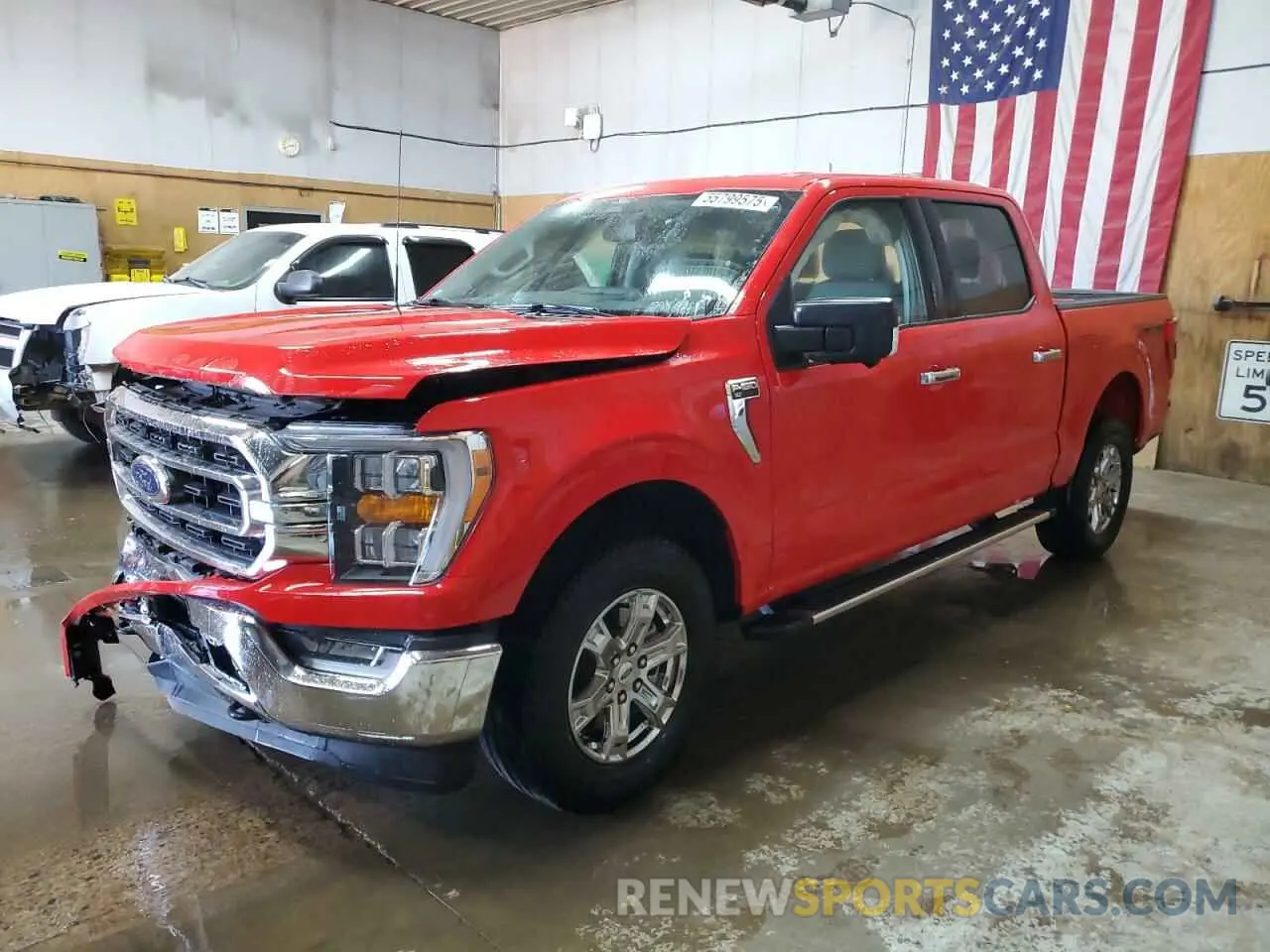 1 Photograph of a damaged car 1FTEW1EP9NKD86008 FORD F-150 2022