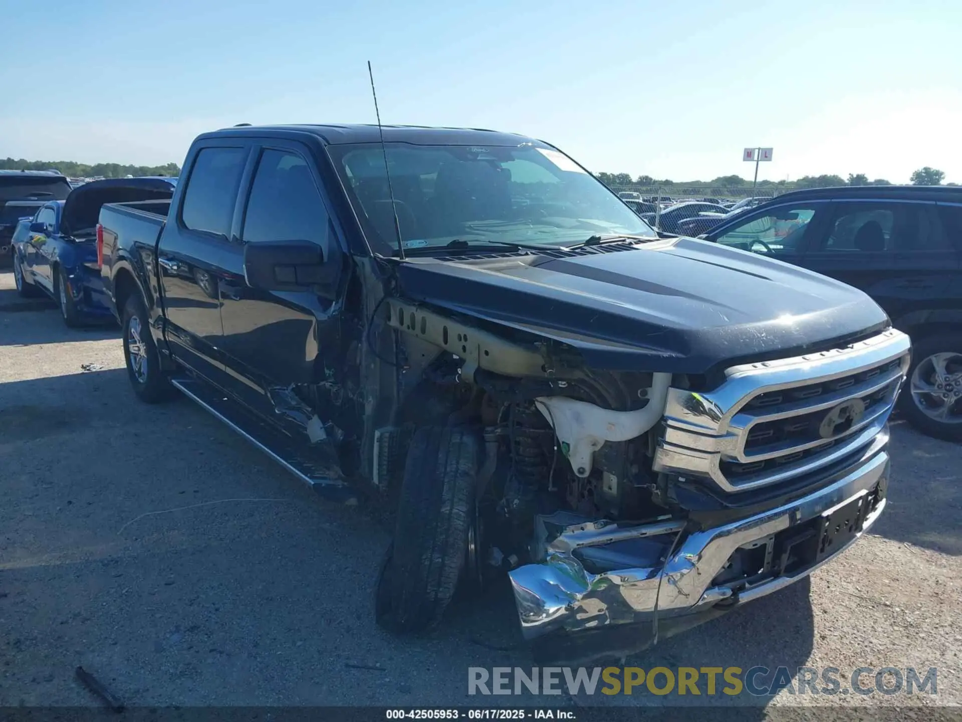 1 Photograph of a damaged car 1FTEW1EP9NKD88440 FORD F-150 2022