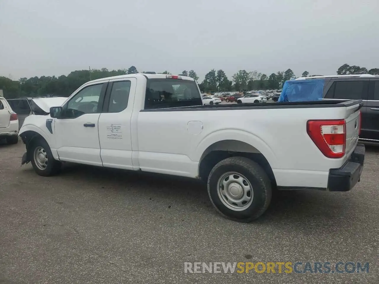 2 Photograph of a damaged car 1FTEX1C53NKD27146 FORD F-150 2022