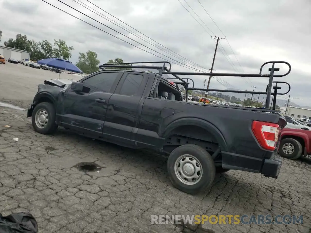 2 Photograph of a damaged car 1FTEX1C81NKD24854 FORD F-150 2022