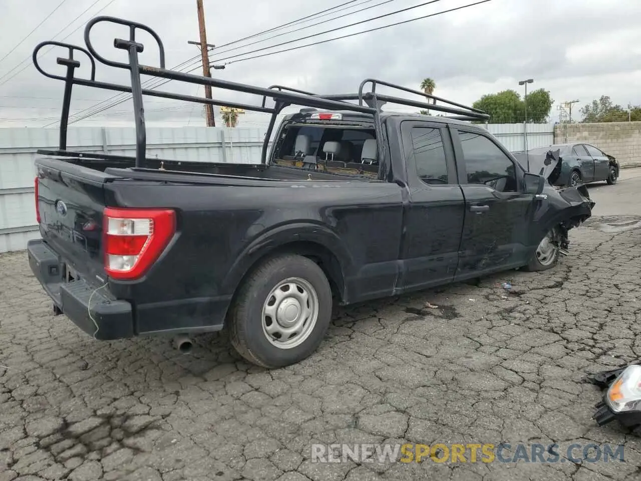 3 Photograph of a damaged car 1FTEX1C81NKD24854 FORD F-150 2022