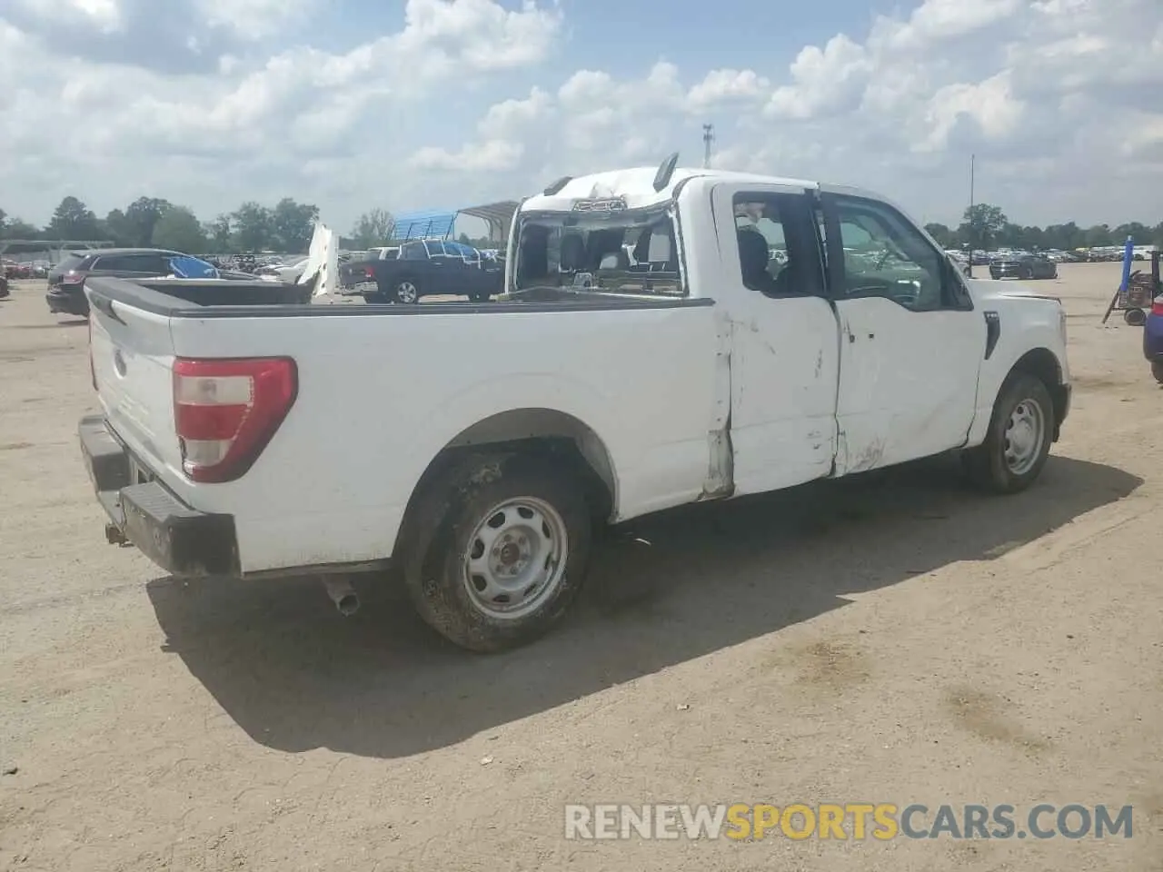 3 Photograph of a damaged car 1FTEX1CB0NFB12841 FORD F-150 2022