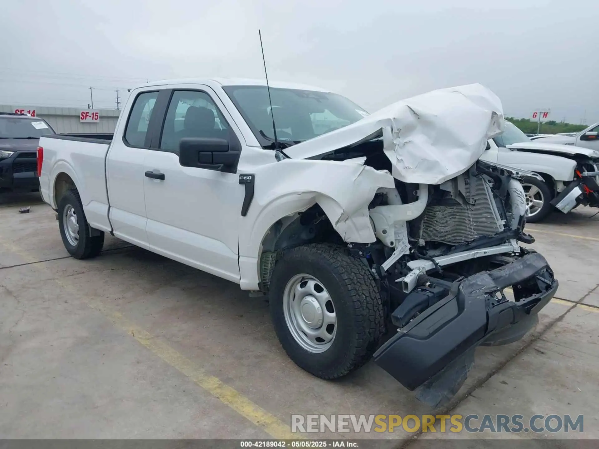 1 Photograph of a damaged car 1FTEX1CB1NKD70793 FORD F-150 2022