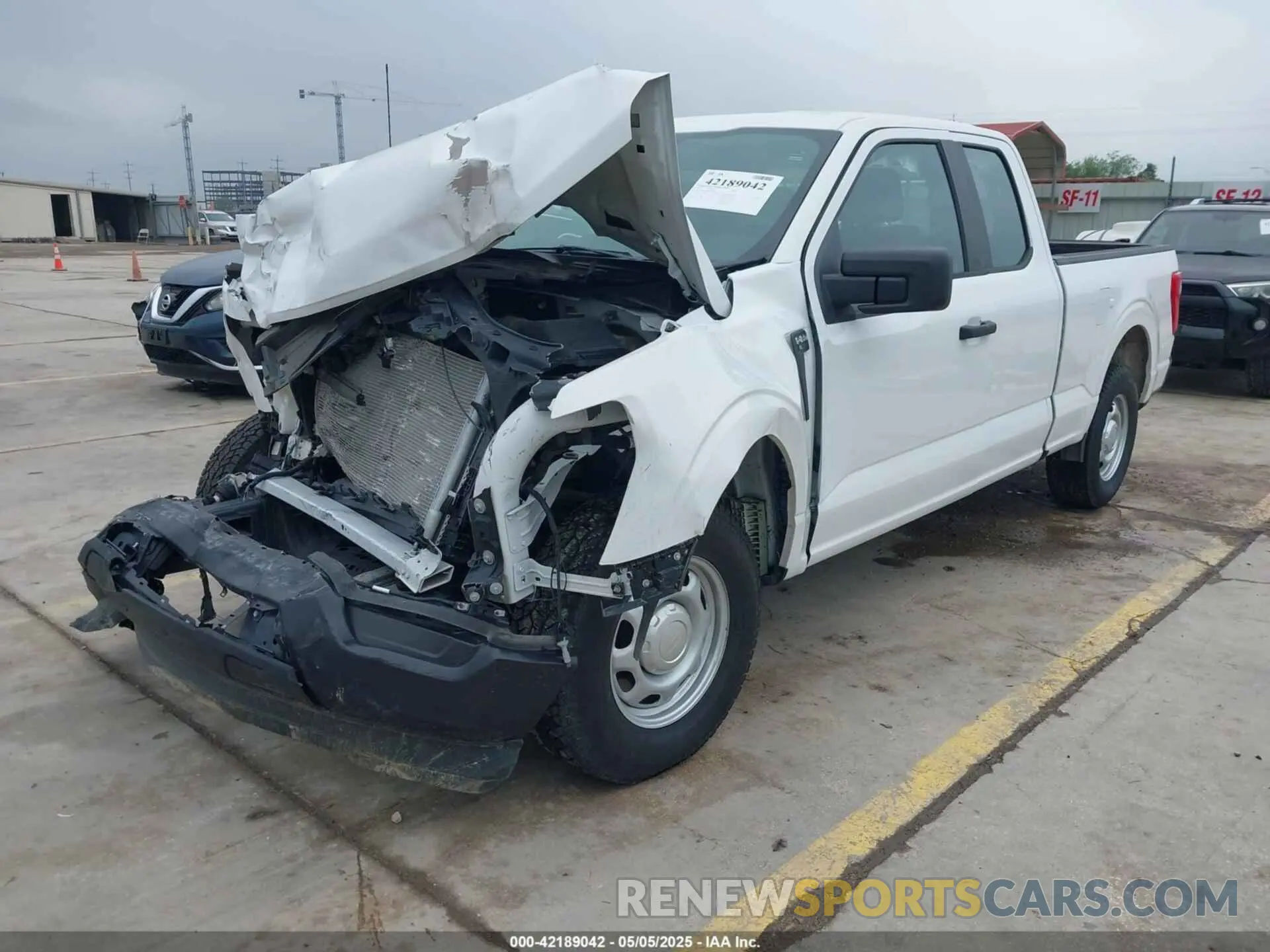 2 Photograph of a damaged car 1FTEX1CB1NKD70793 FORD F-150 2022