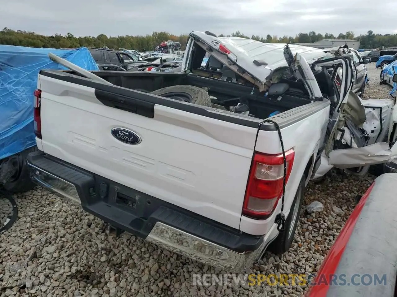 3 Photograph of a damaged car 1FTEX1CB7NKD00621 FORD F-150 2022
