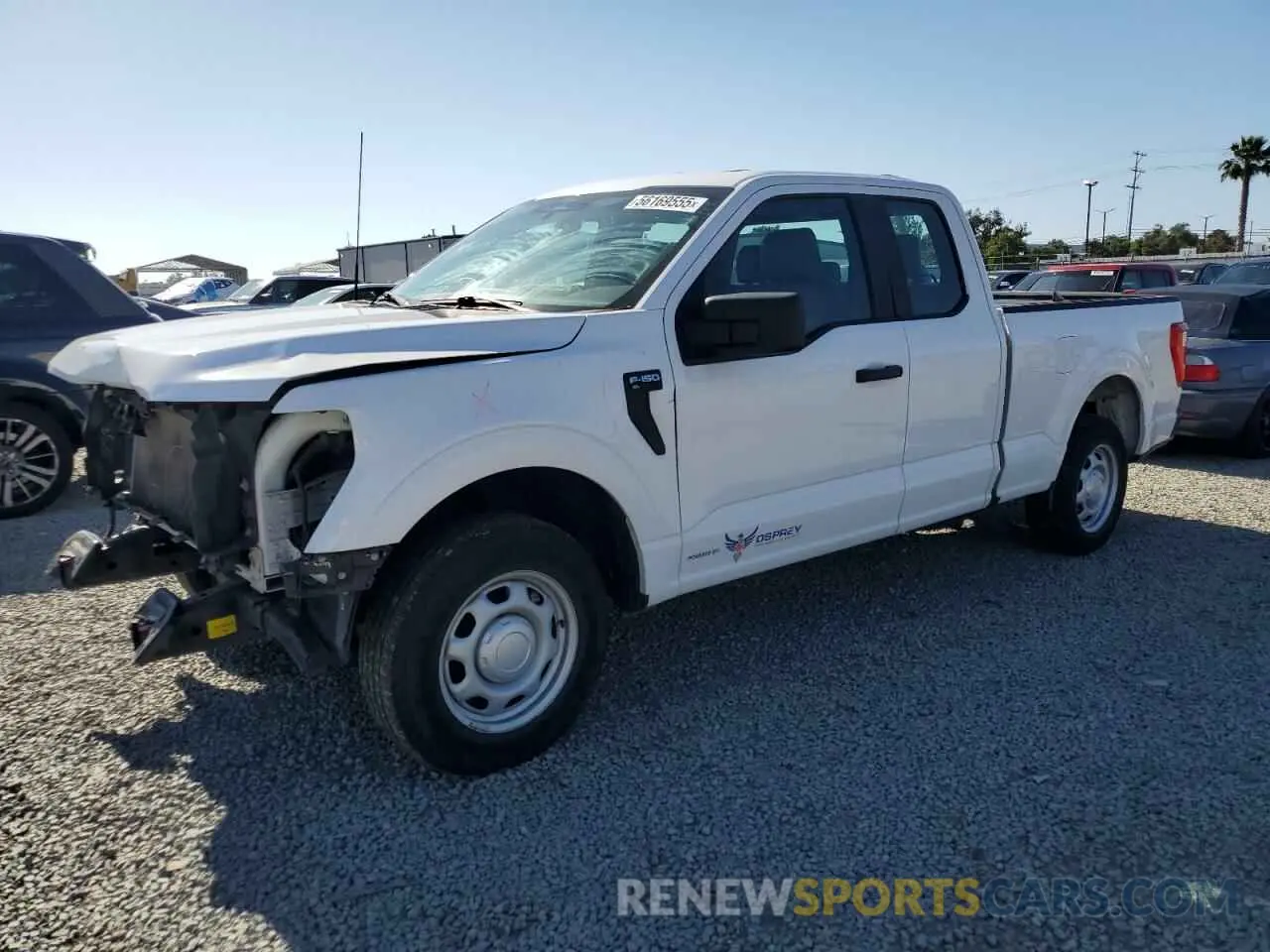 1 Photograph of a damaged car 1FTEX1CB8NKE67649 FORD F-150 2022