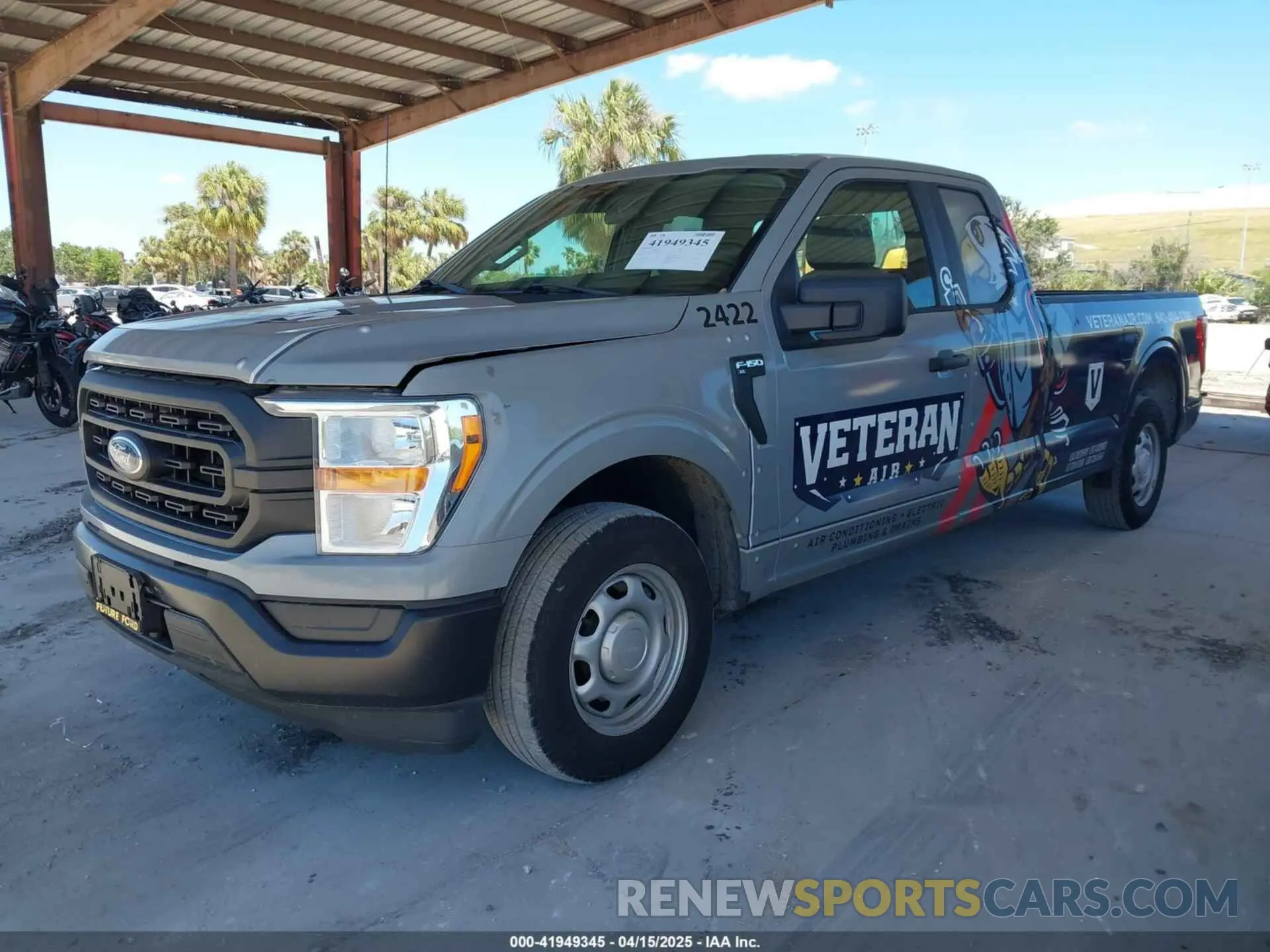 2 Photograph of a damaged car 1FTEX1CP1NKD27602 FORD F-150 2022
