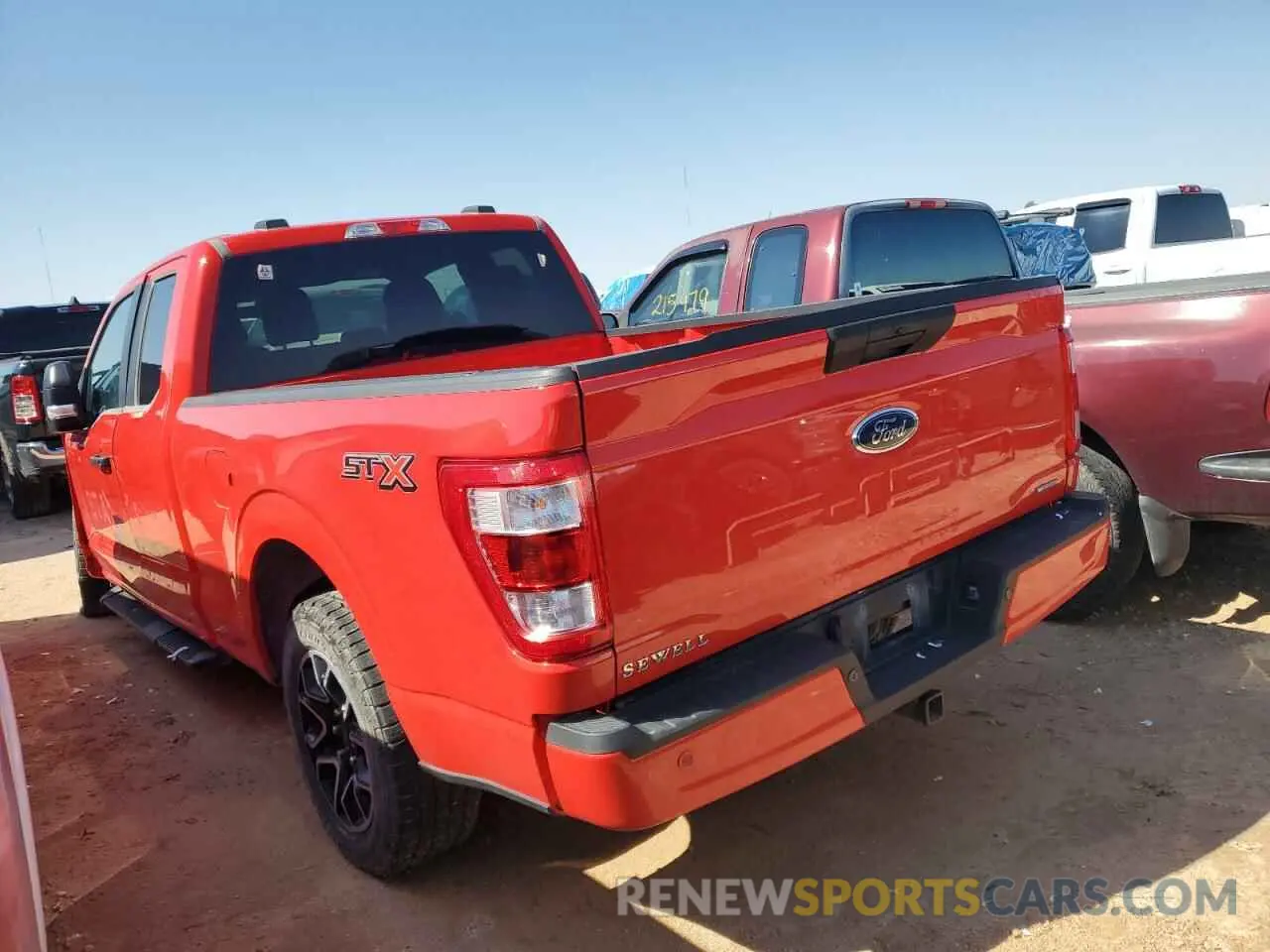 2 Photograph of a damaged car 1FTEX1CP1NKF06416 FORD F-150 2022
