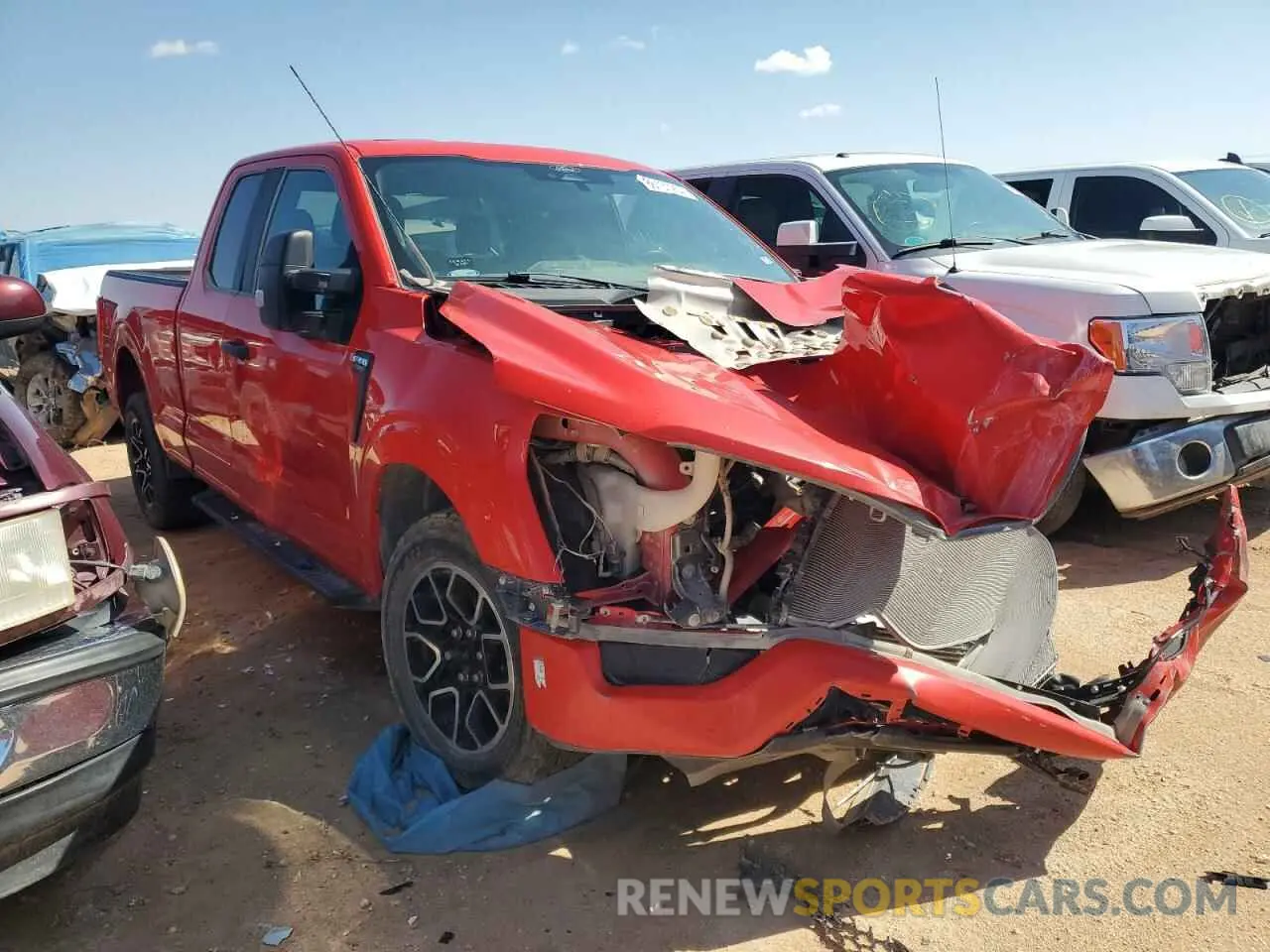 4 Photograph of a damaged car 1FTEX1CP1NKF06416 FORD F-150 2022