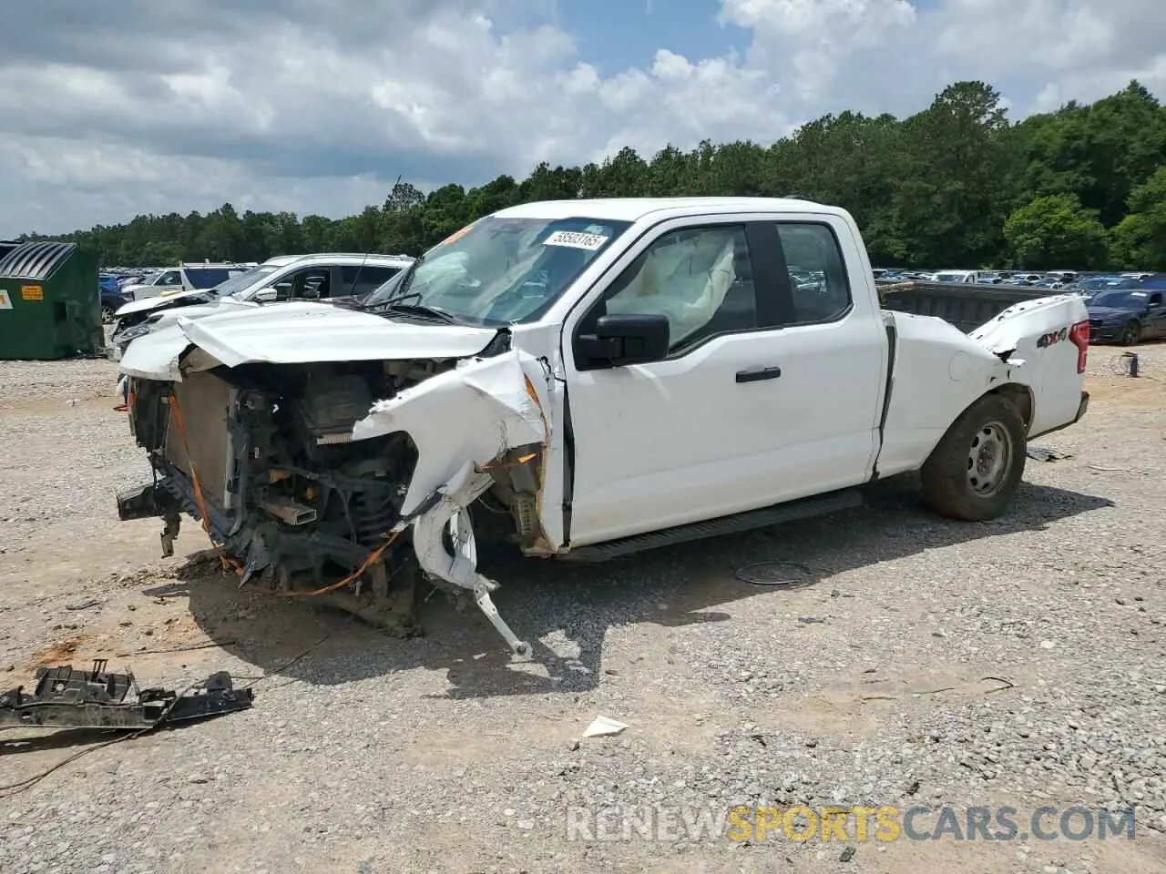 1 Photograph of a damaged car 1FTEX1EB2NKE47152 FORD F-150 2022
