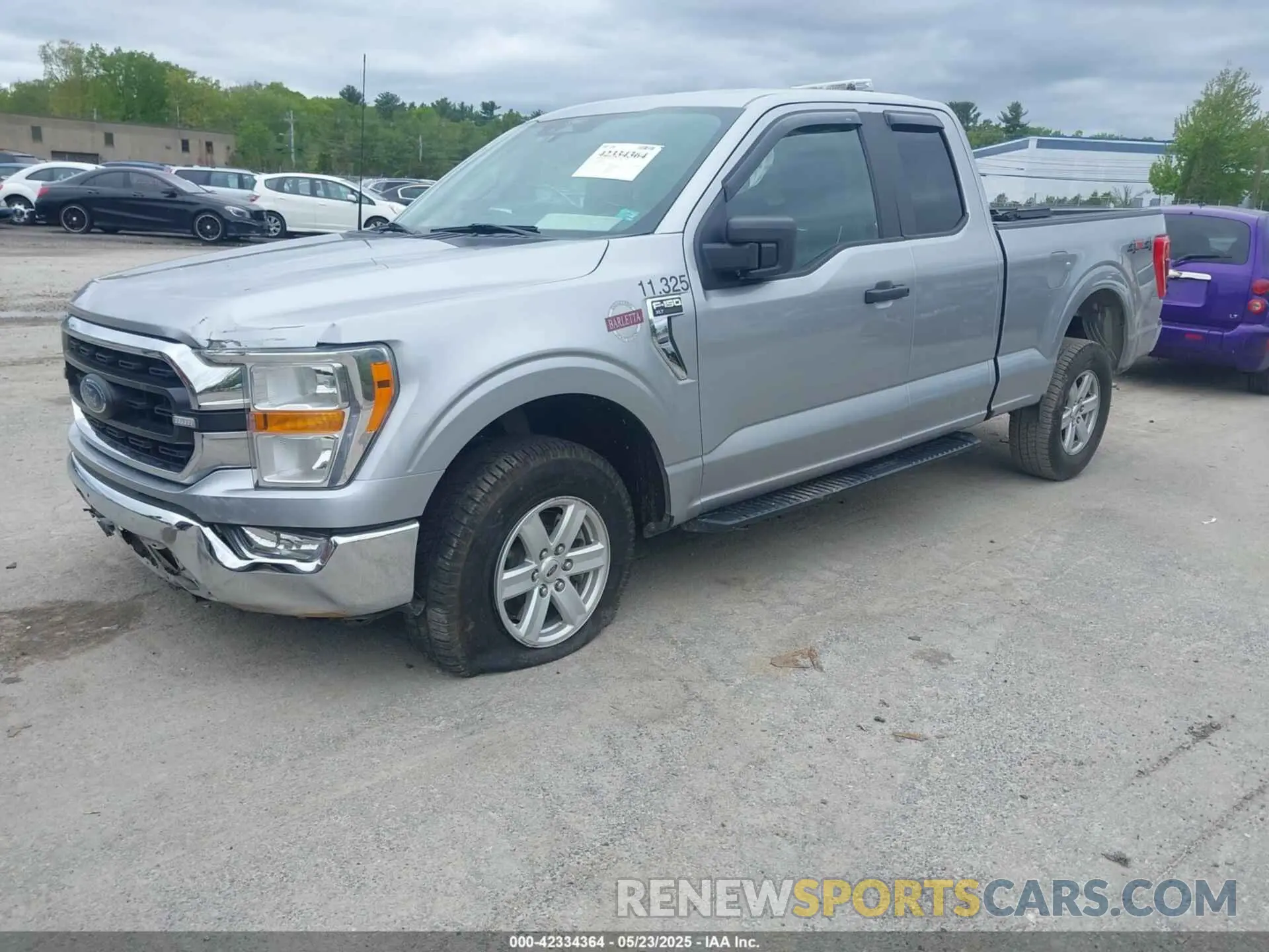 2 Photograph of a damaged car 1FTEX1EB7NKE28578 FORD F-150 2022