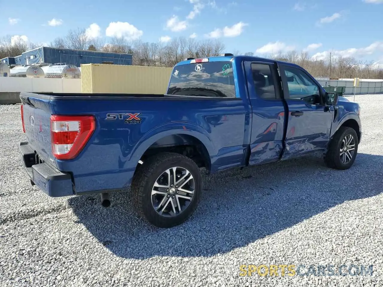 3 Photograph of a damaged car 1FTEX1EP3NKD19420 FORD F-150 2022