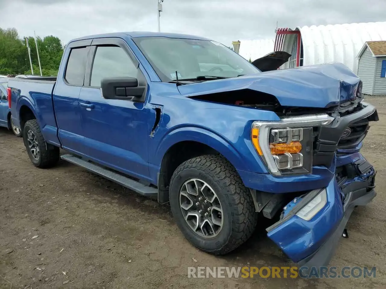 4 Photograph of a damaged car 1FTEX1EP4NFA38798 FORD F-150 2022