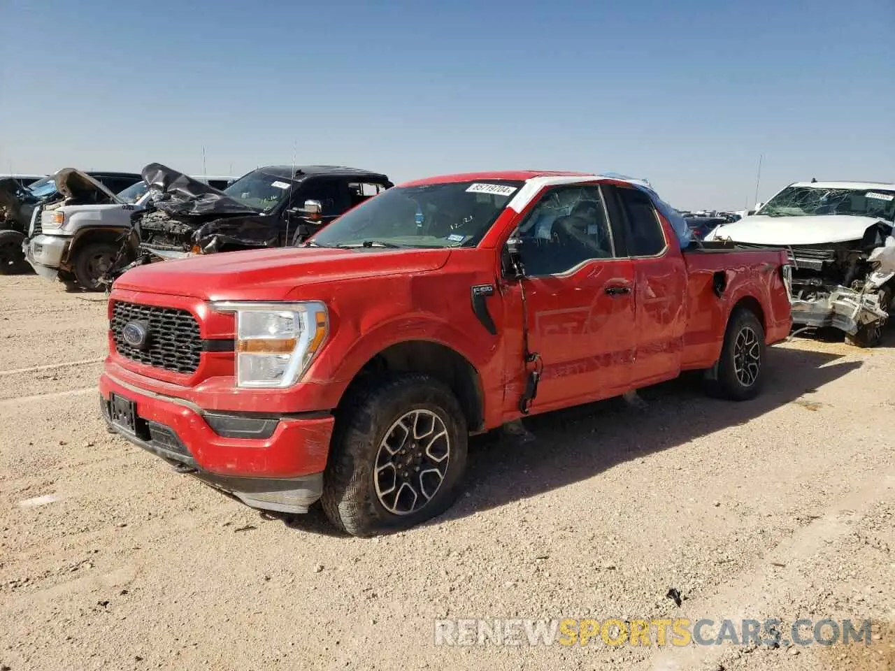 1 Photograph of a damaged car 1FTEX1EP5NKE34956 FORD F-150 2022