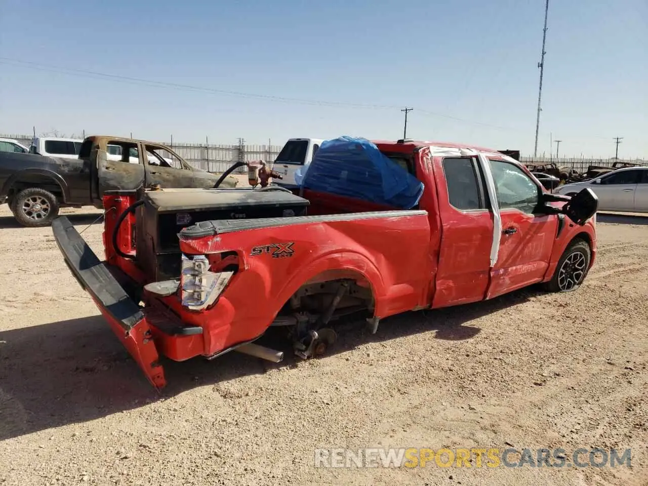 3 Photograph of a damaged car 1FTEX1EP5NKE34956 FORD F-150 2022