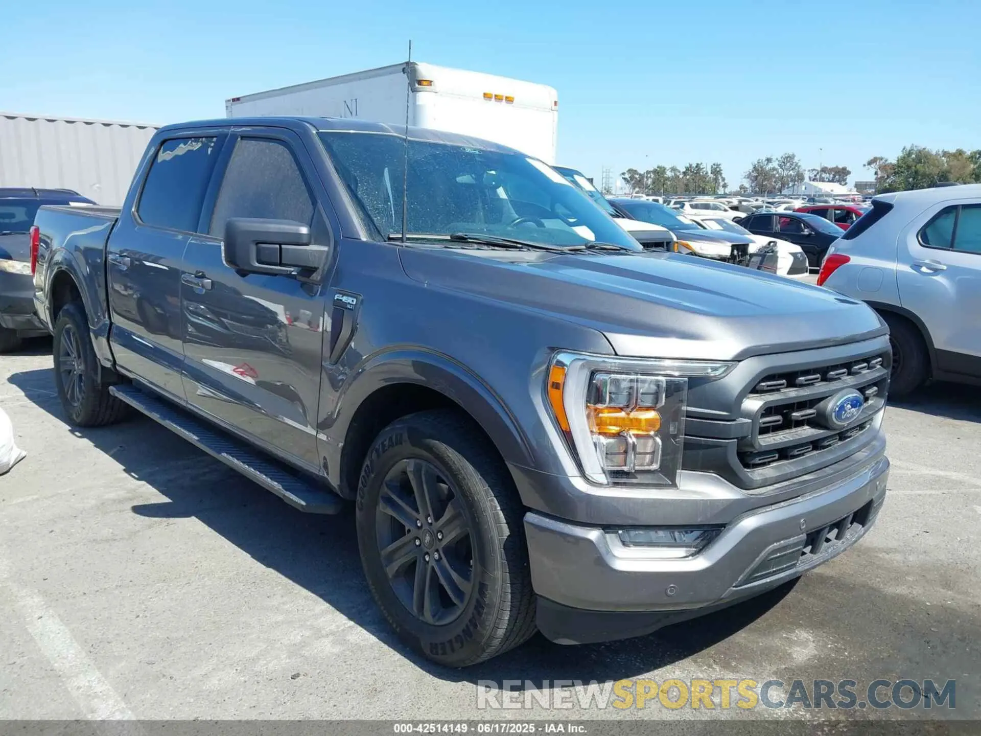 1 Photograph of a damaged car 1FTFW1C87NFA29516 FORD F-150 2022