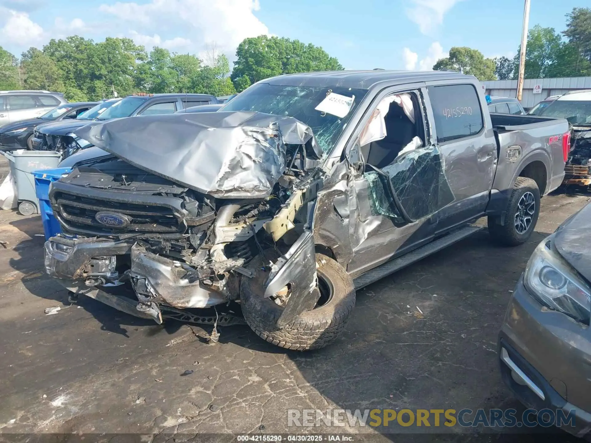 2 Photograph of a damaged car 1FTFW1E50NKE88686 FORD F-150 2022