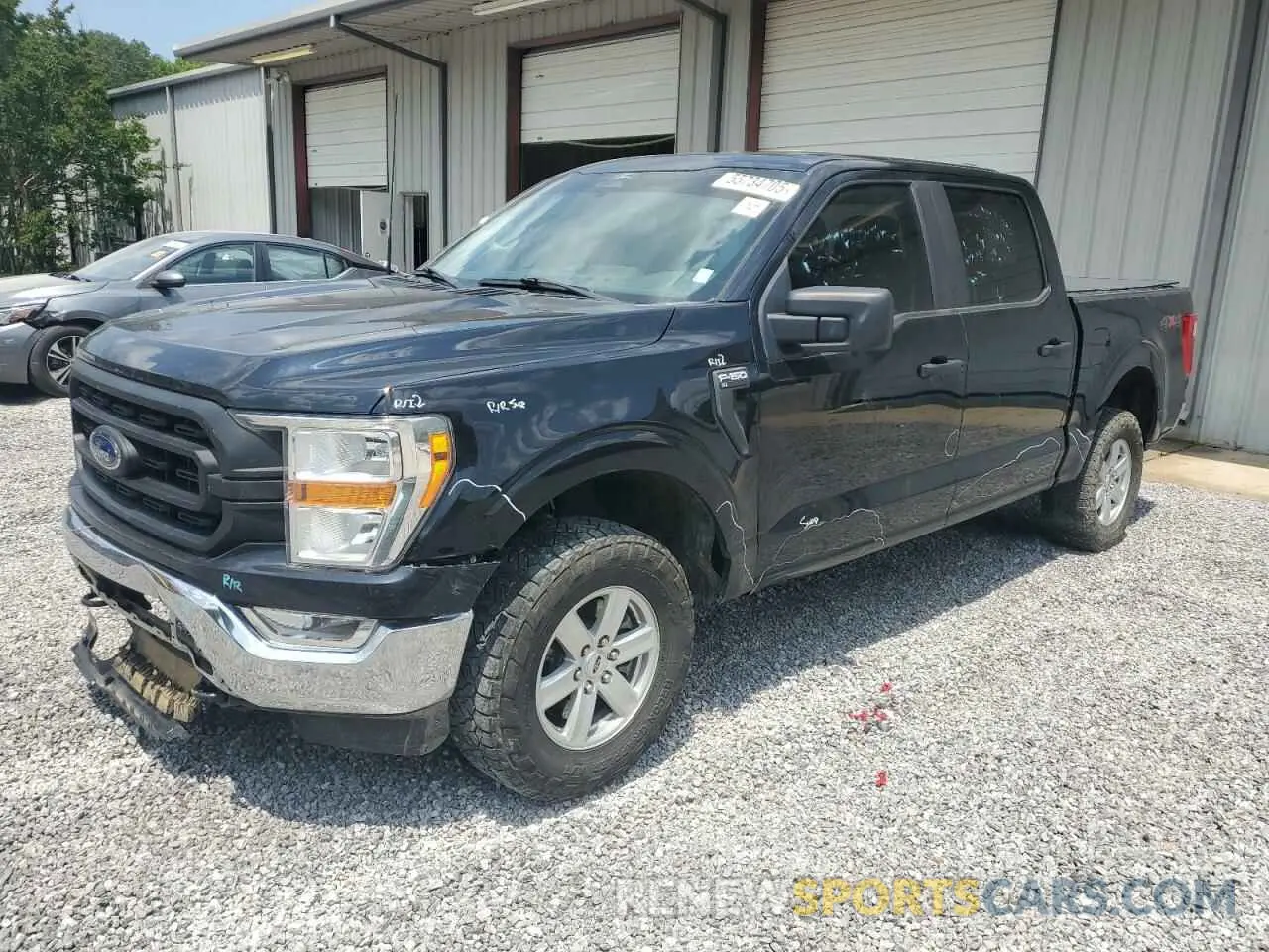 1 Photograph of a damaged car 1FTFW1E51NFA04887 FORD F-150 2022