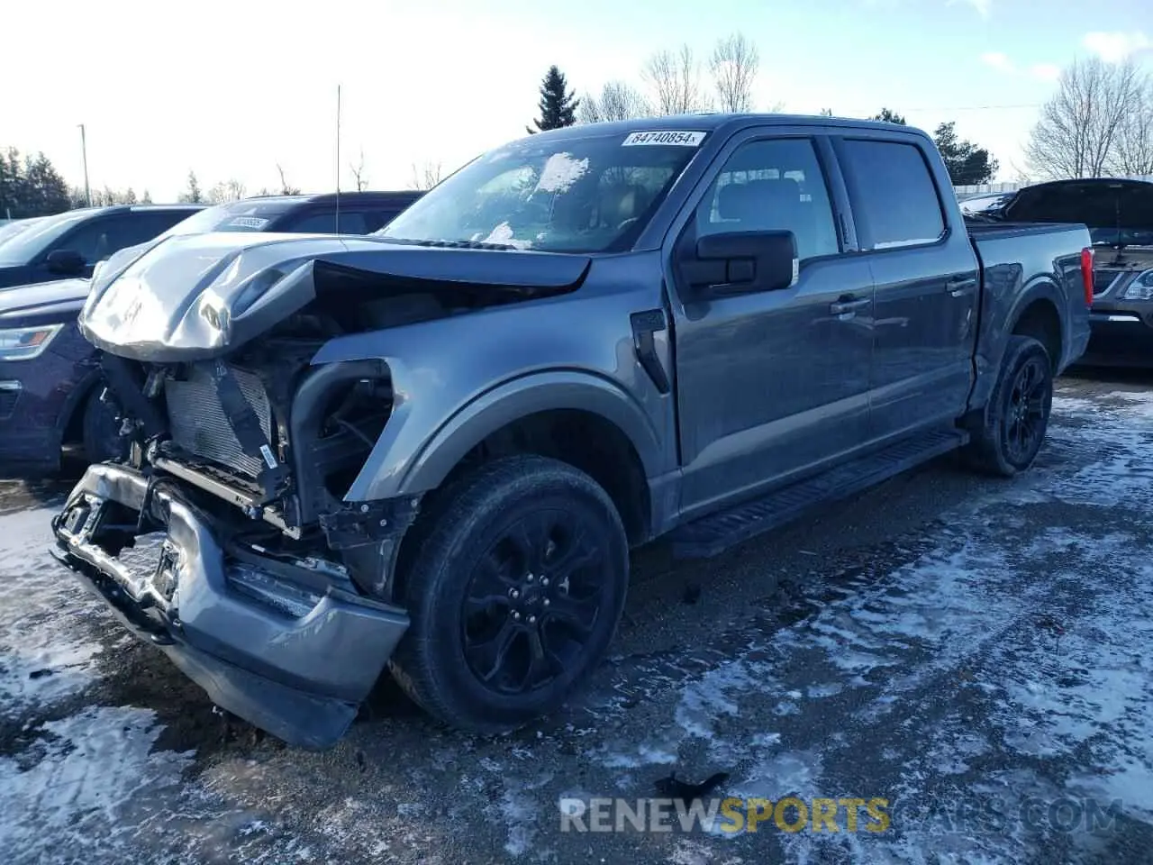 1 Photograph of a damaged car 1FTFW1E52NFB96983 FORD F-150 2022