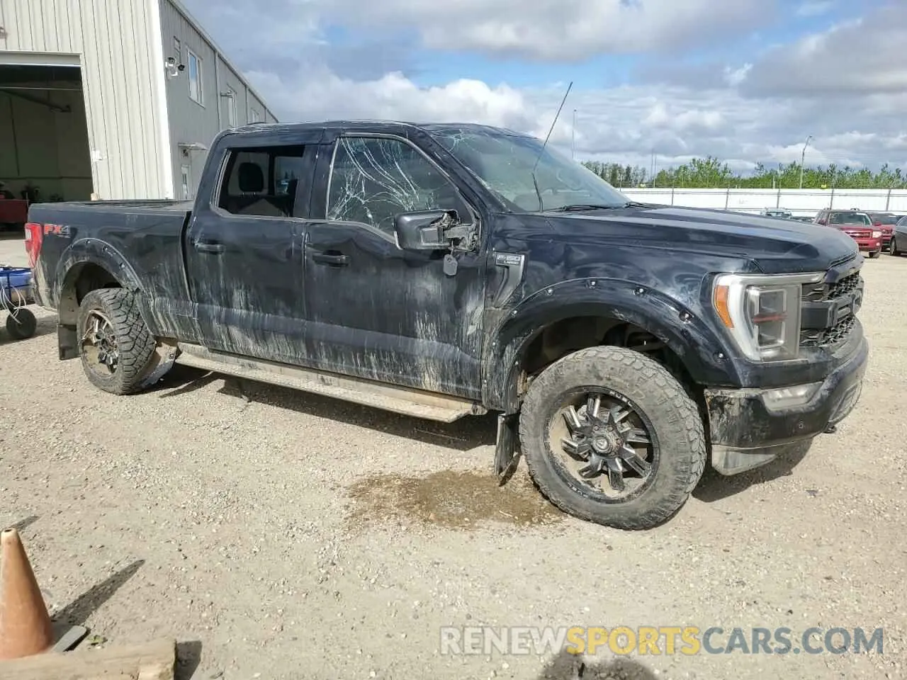 4 Photograph of a damaged car 1FTFW1E52NKE31356 FORD F-150 2022