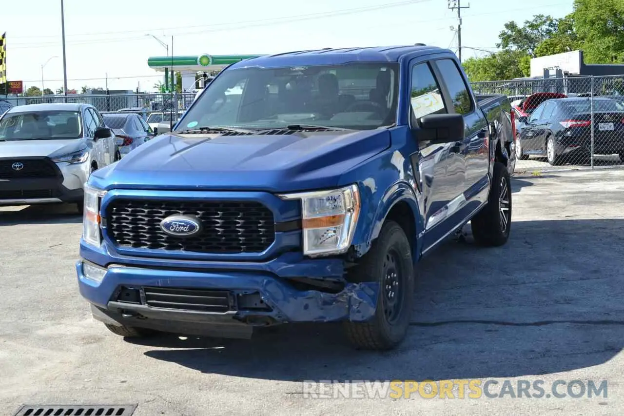 8 Photograph of a damaged car 1FTFW1E54NFC38800 FORD F-150 2022