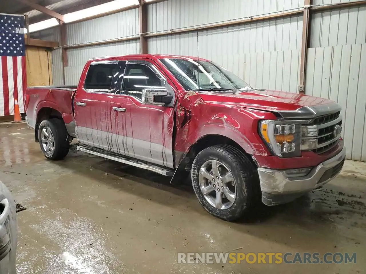 4 Photograph of a damaged car 1FTFW1E54NKE31536 FORD F-150 2022