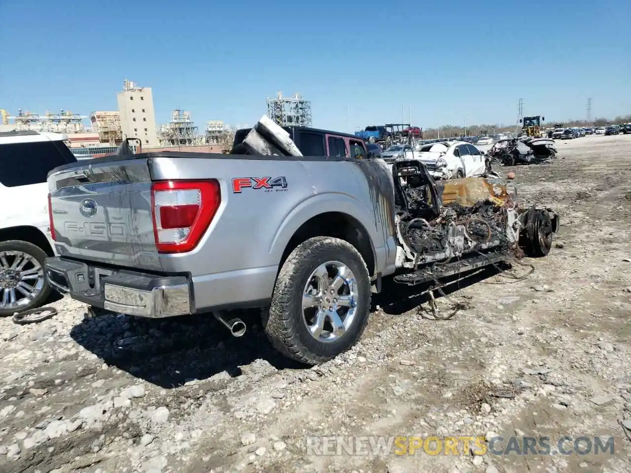 3 Photograph of a damaged car 1FTFW1E55NFA60363 FORD F-150 2022