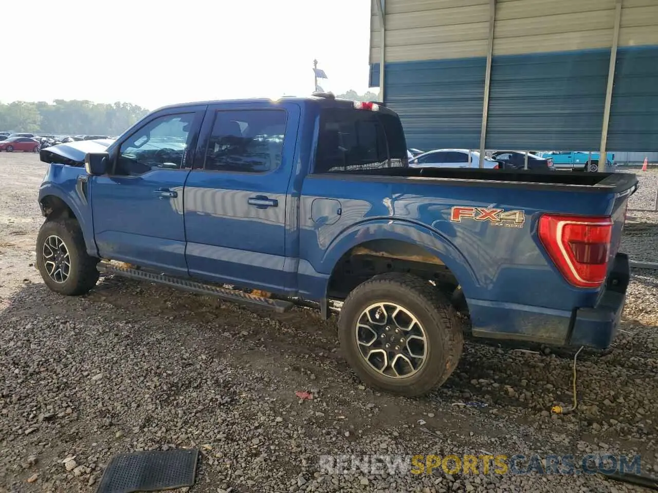 2 Photograph of a damaged car 1FTFW1E55NKD17061 FORD F-150 2022