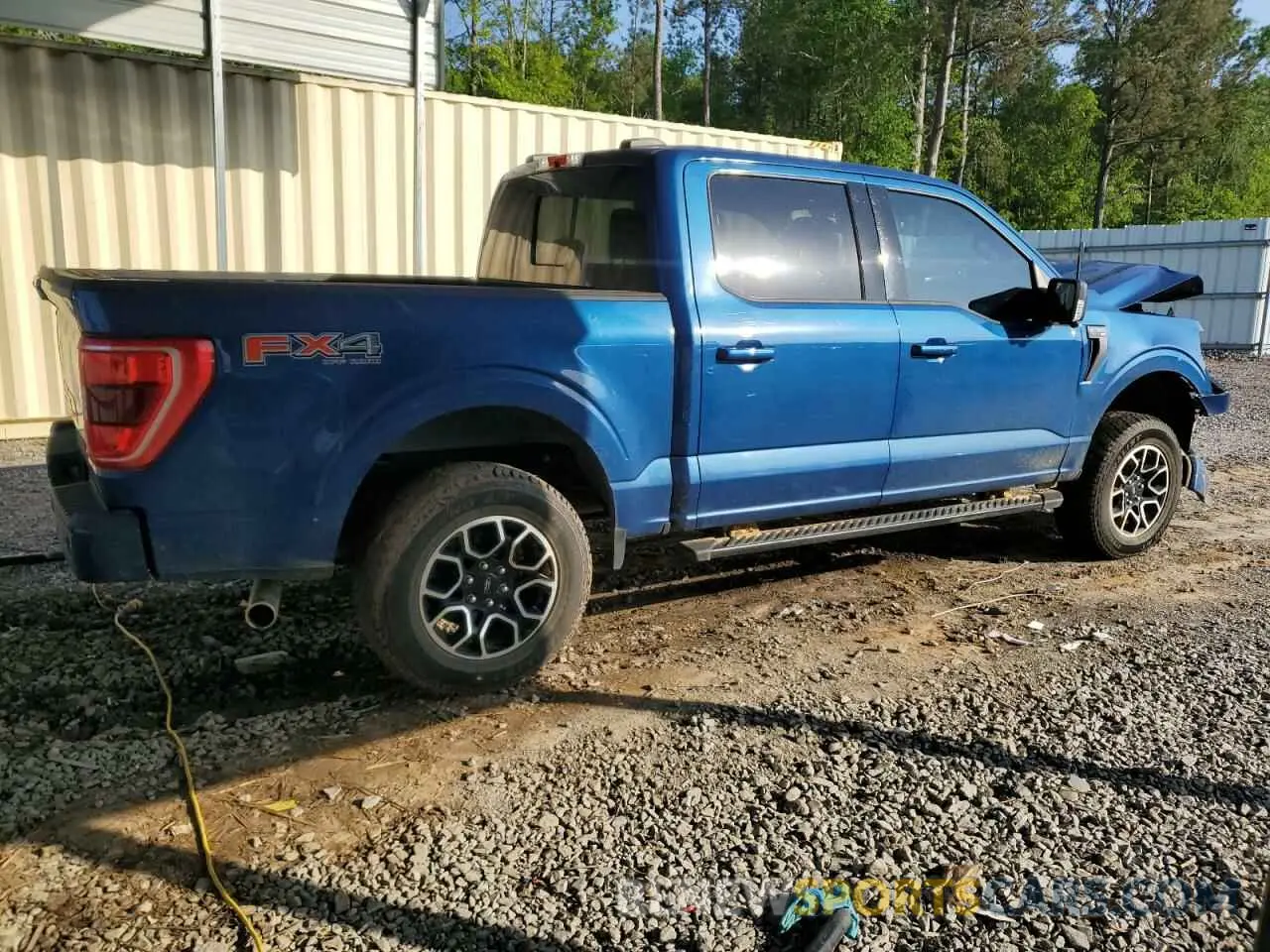 3 Photograph of a damaged car 1FTFW1E55NKD17061 FORD F-150 2022