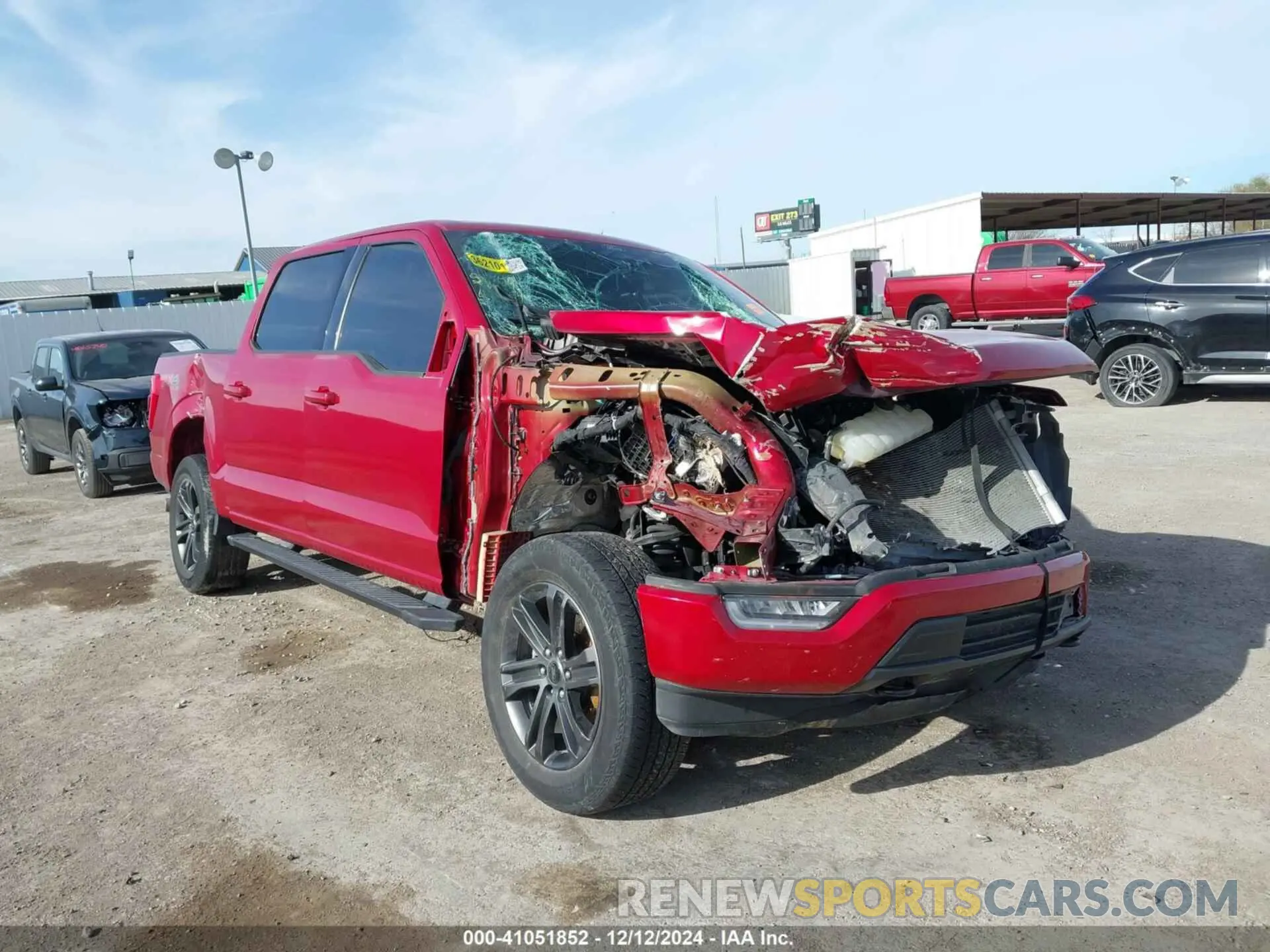 1 Photograph of a damaged car 1FTFW1E56NKE73660 FORD F-150 2022
