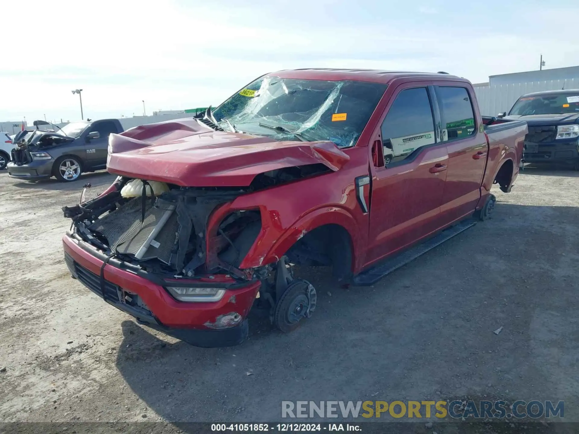 2 Photograph of a damaged car 1FTFW1E56NKE73660 FORD F-150 2022