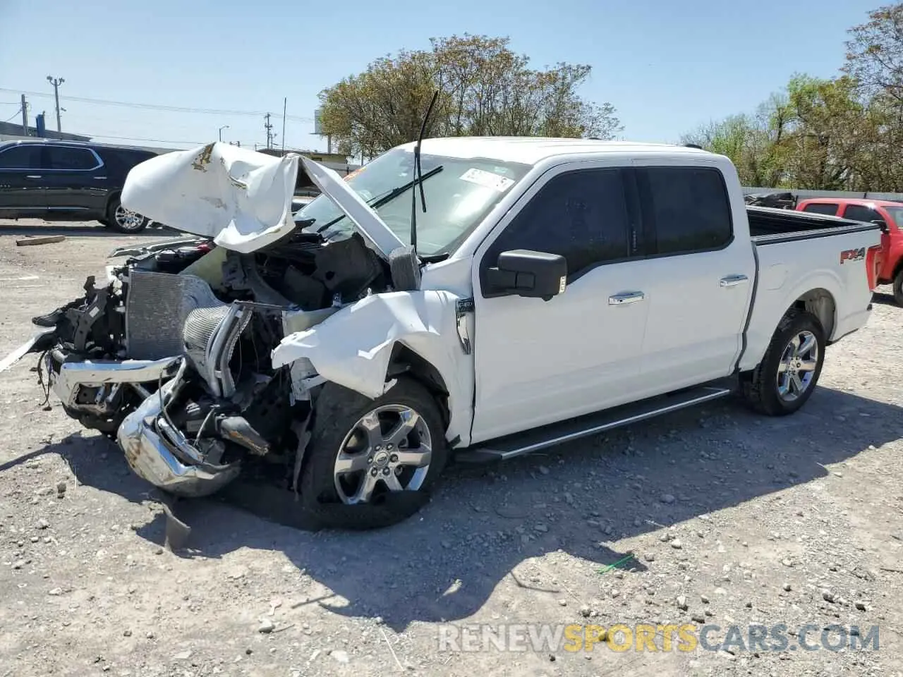 1 Photograph of a damaged car 1FTFW1E56NKF23988 FORD F-150 2022