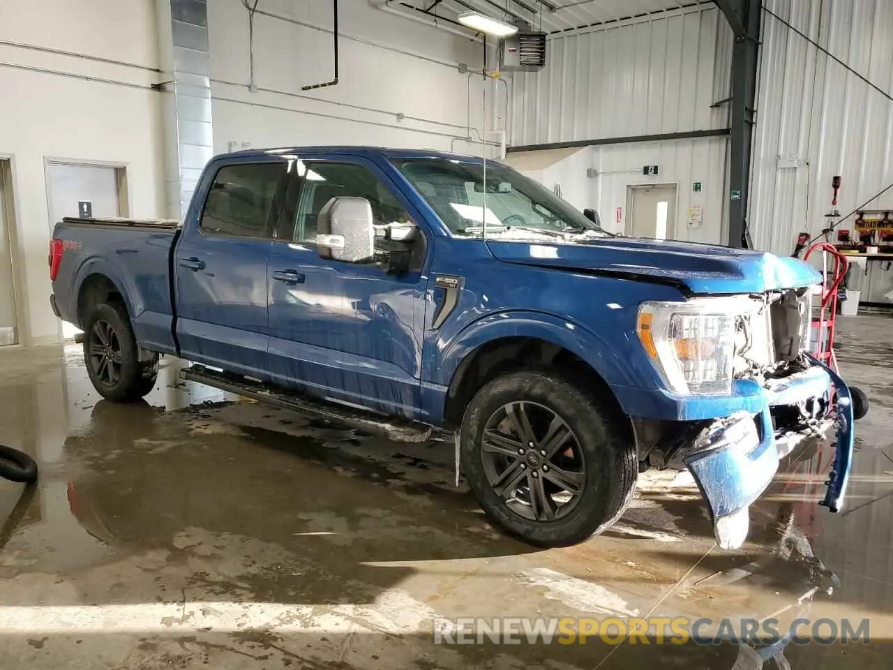 4 Photograph of a damaged car 1FTFW1E57NFA54192 FORD F-150 2022
