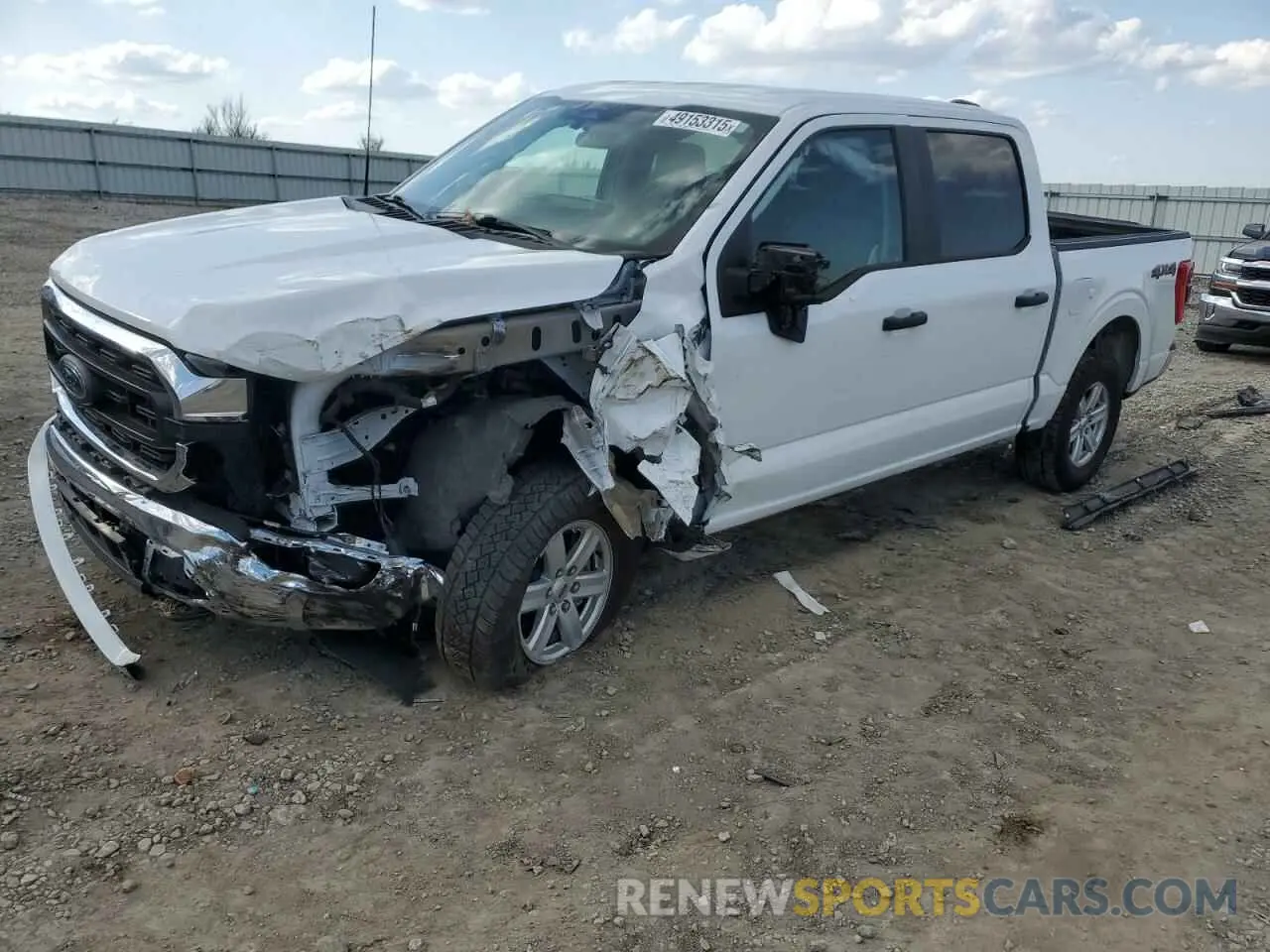 1 Photograph of a damaged car 1FTFW1E57NFC04771 FORD F-150 2022