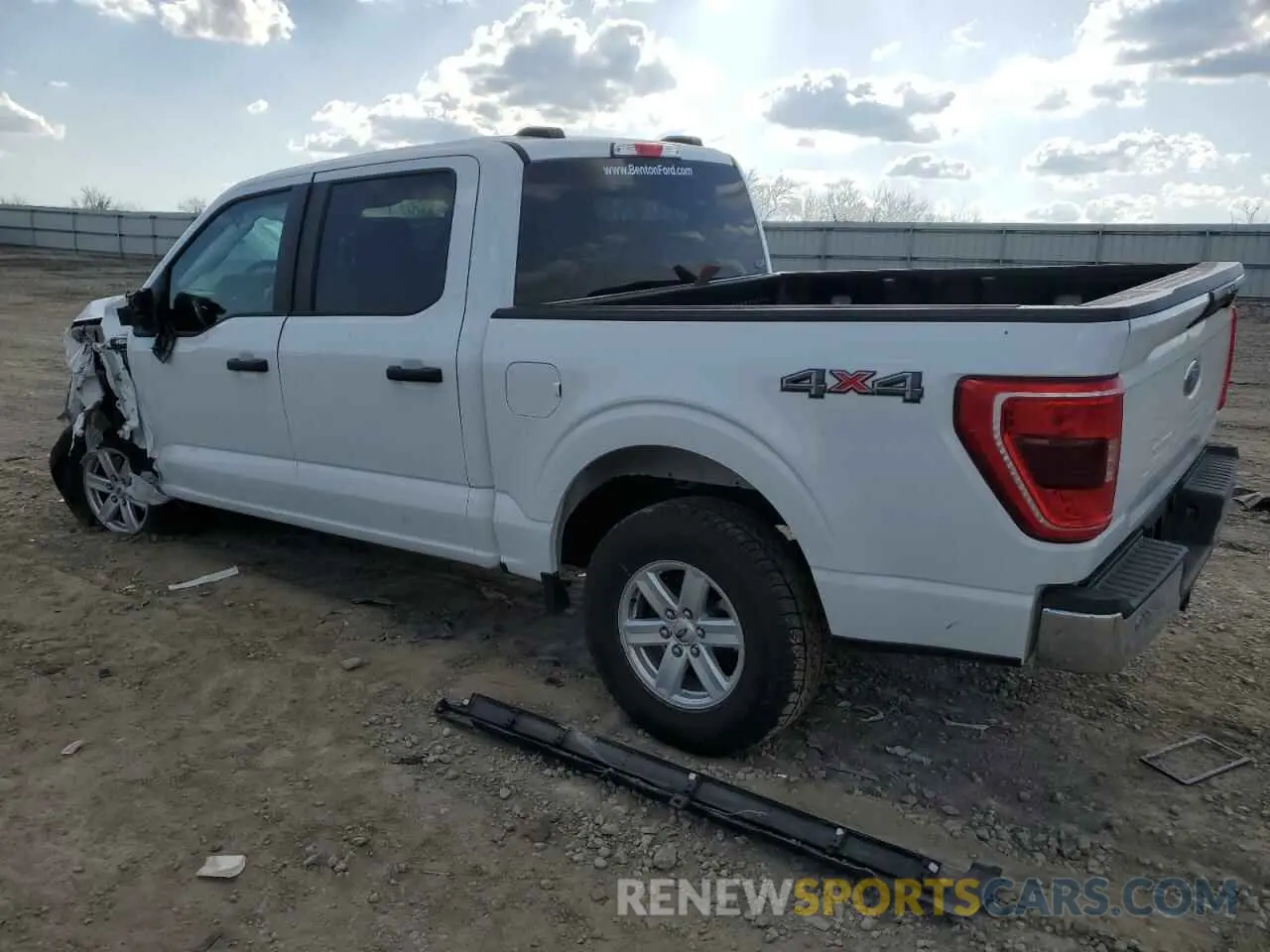 2 Photograph of a damaged car 1FTFW1E57NFC04771 FORD F-150 2022