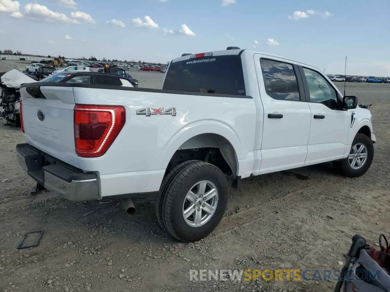 3 Photograph of a damaged car 1FTFW1E57NFC04771 FORD F-150 2022